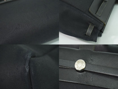 HERMES エールバッグ カバス GM トートバッグ ブラック