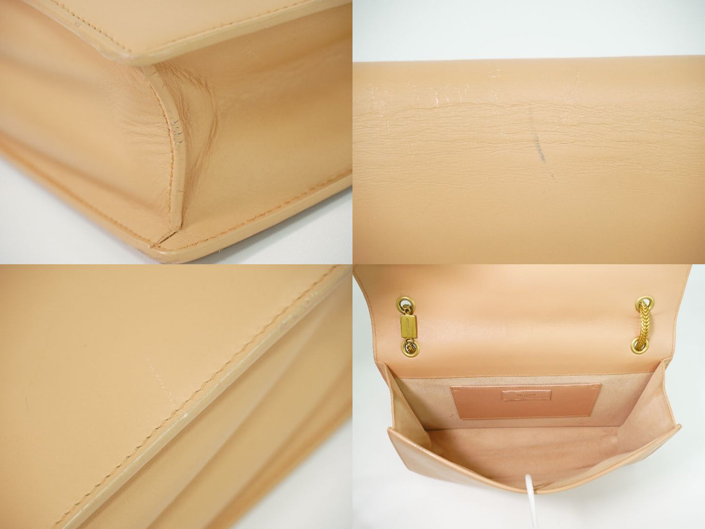 SAINT LAURENT ベティ ショルダーバッグ ピンクベージュ 314514