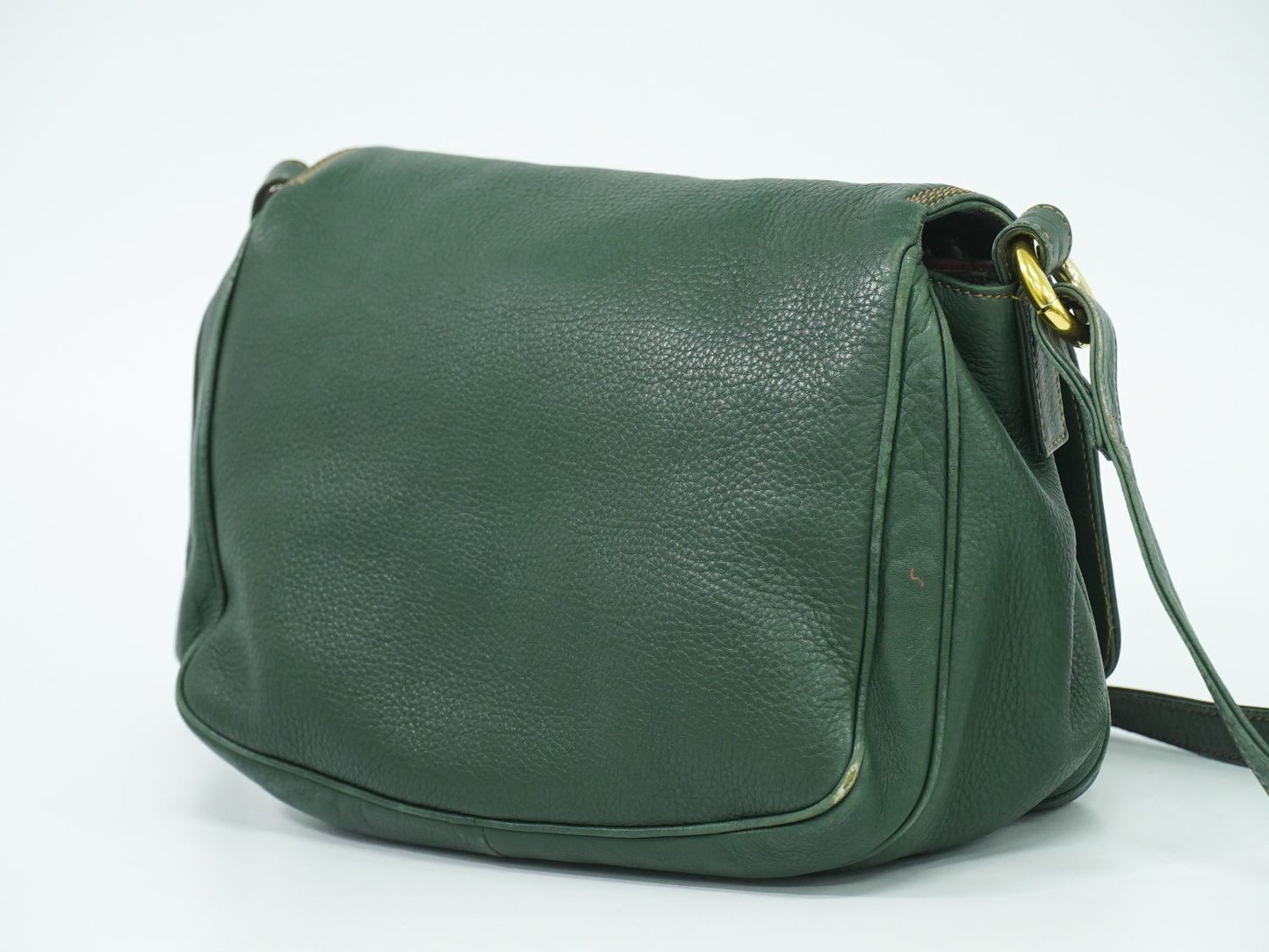 LOEWE アナグラム ショルダーバッグ グリーン