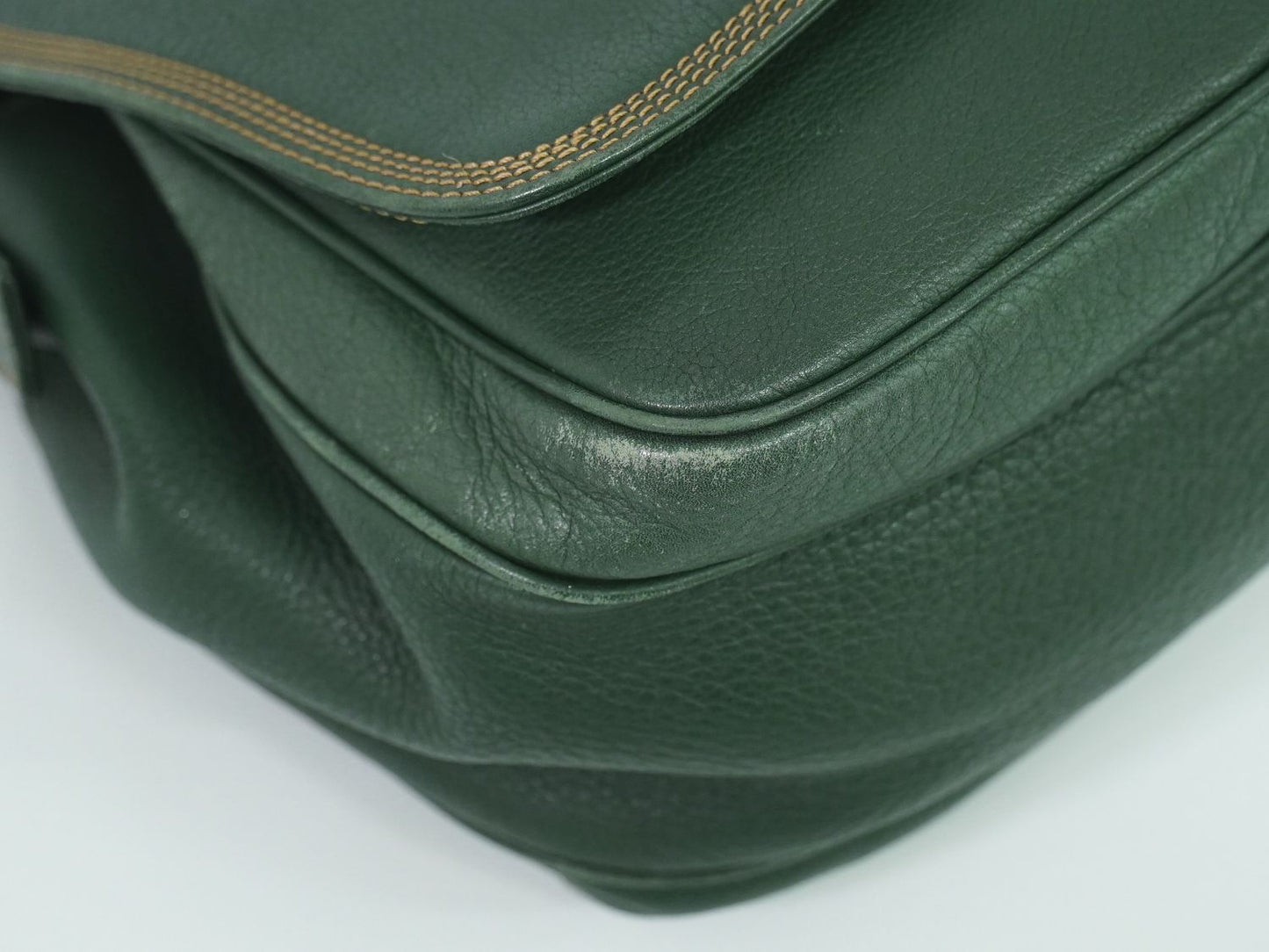 LOEWE アナグラム ショルダーバッグ グリーン