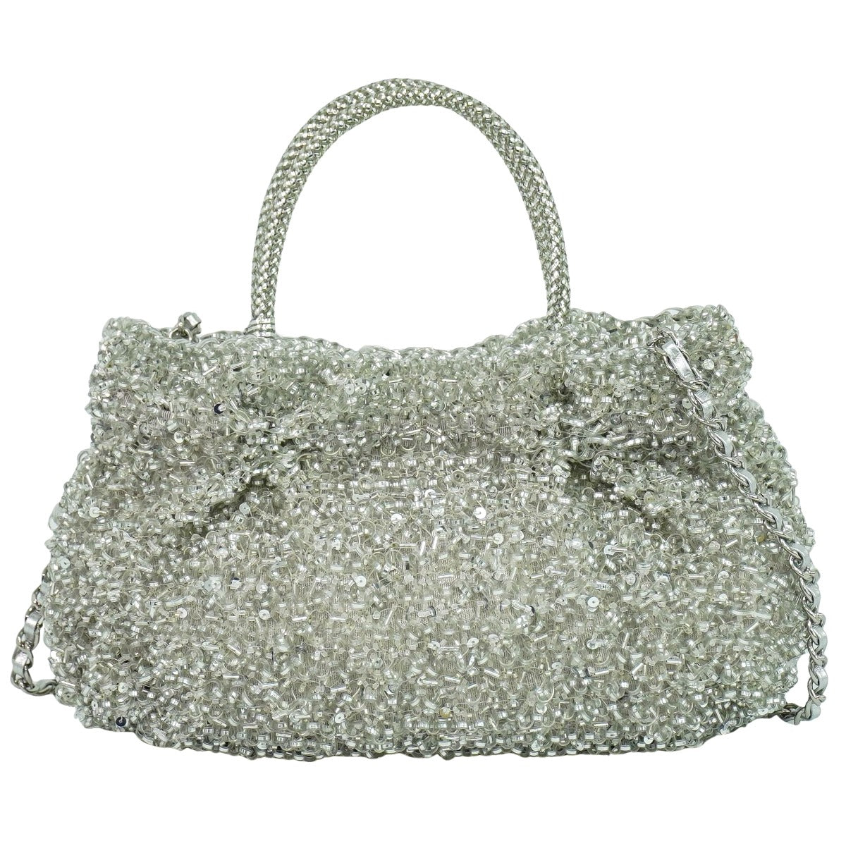 ANTEPRIMA ワイヤーバッグ 2WAY ショルダーバッグ シルバー