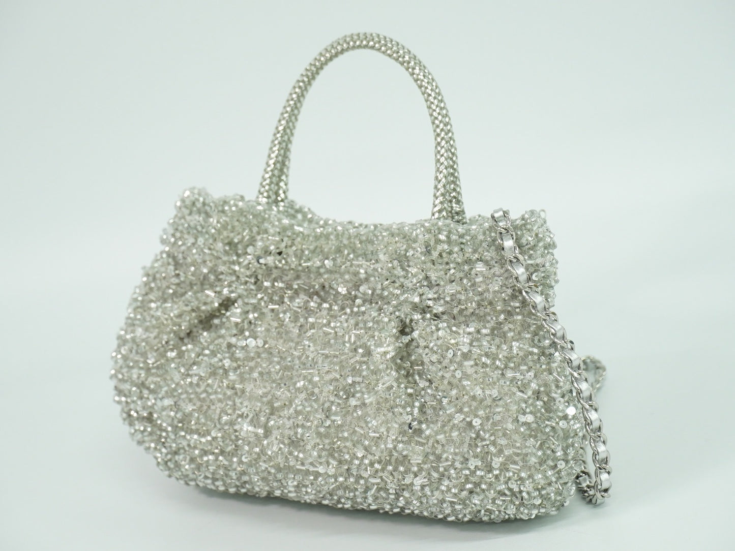 ANTEPRIMA ワイヤーバッグ 2WAY ショルダーバッグ シルバー