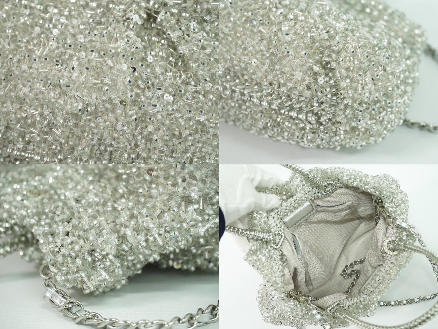 ANTEPRIMA ワイヤーバッグ 2WAY ショルダーバッグ シルバー