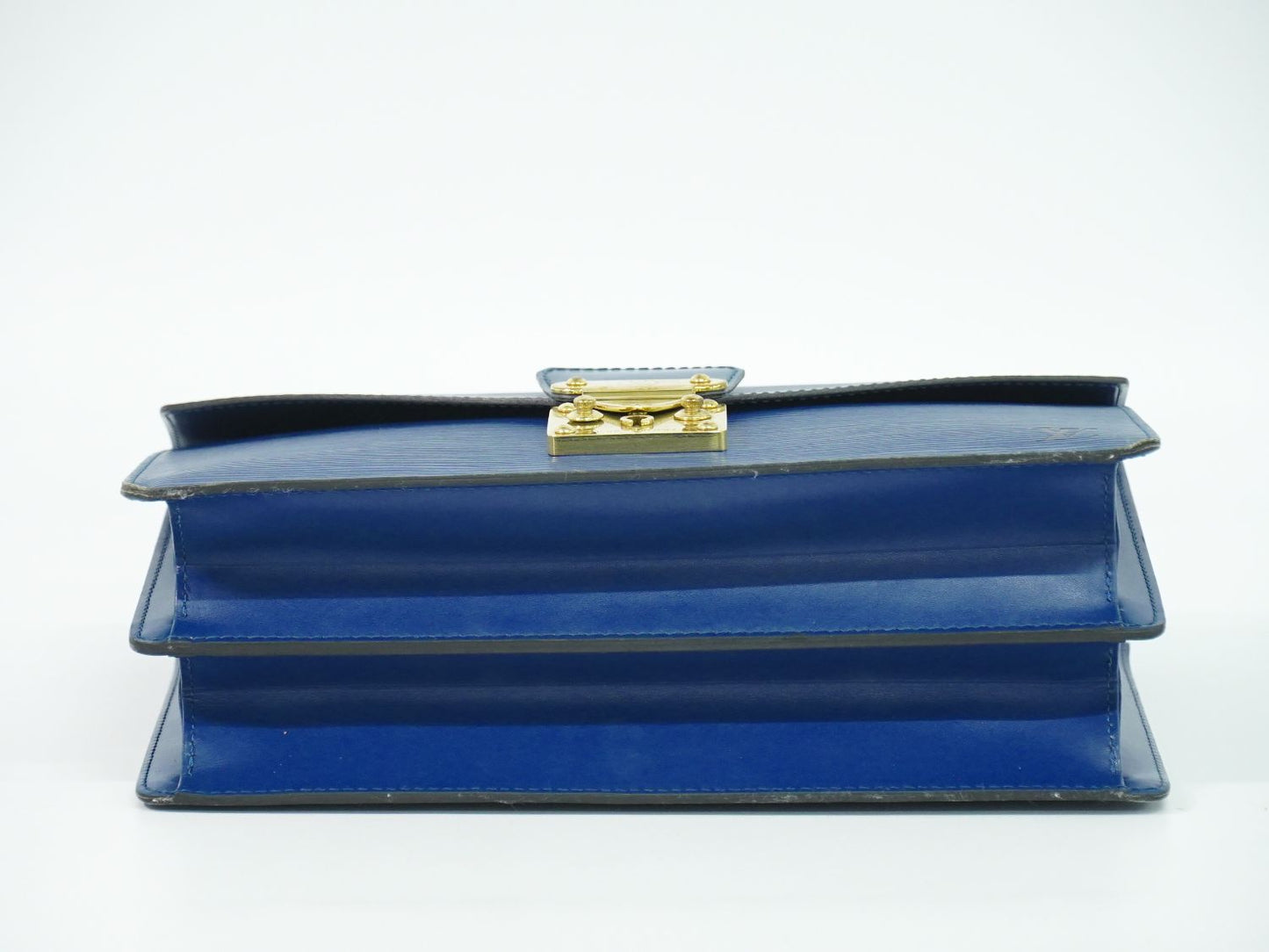 LOUIS VUITTON コンコルド エピ レザー ハンドバッグ トレドブルー M52135