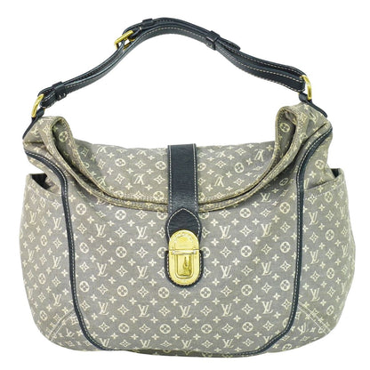LOUIS VUITTON ロマンス モノグラム イディール ショルダーバッグ アンクル ネイビー M56700