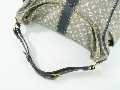 LOUIS VUITTON ロマンス モノグラム イディール ショルダーバッグ アンクル ネイビー M56700