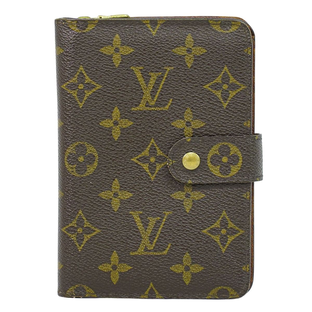 LOUIS VUITTON ポルト パピエ ジップ モノグラム 折財布 M61207