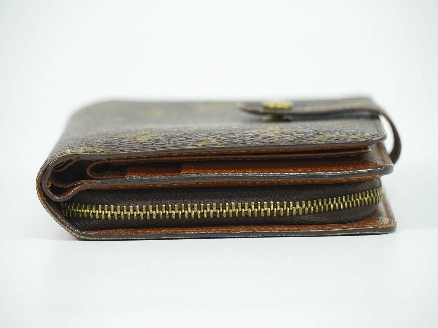 LOUIS VUITTON ポルト パピエ ジップ モノグラム 折財布 M61207