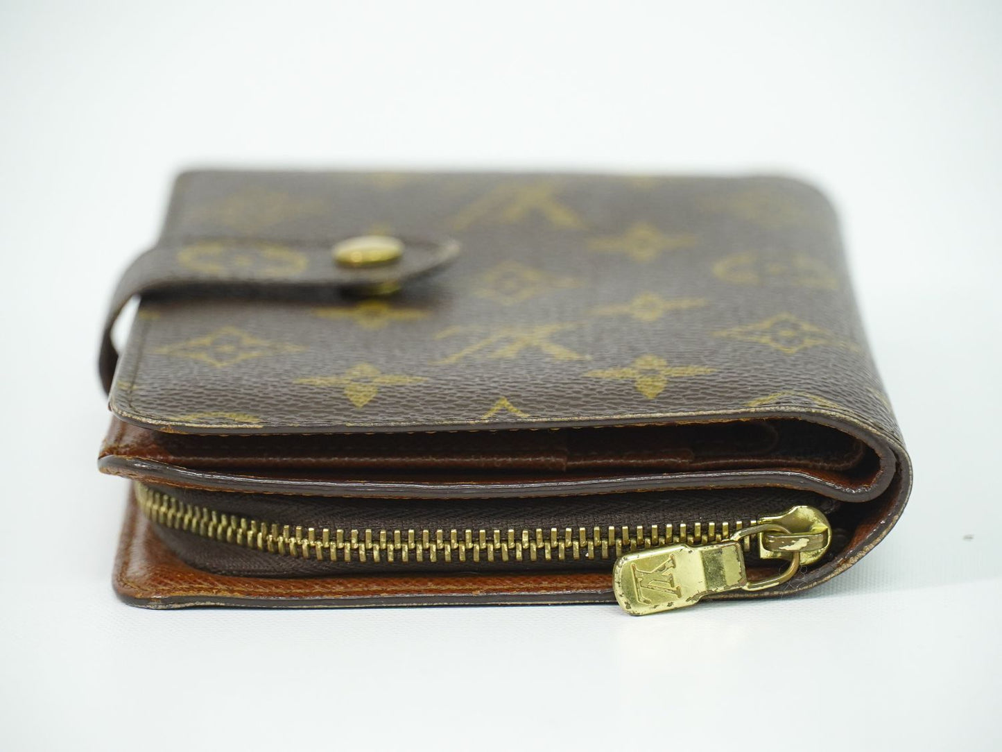 LOUIS VUITTON ポルト パピエ ジップ モノグラム 折財布 M61207