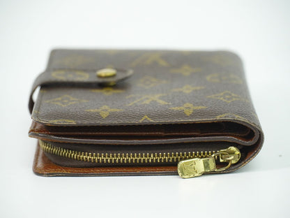 LOUIS VUITTON ポルト パピエ ジップ モノグラム 折財布 M61207