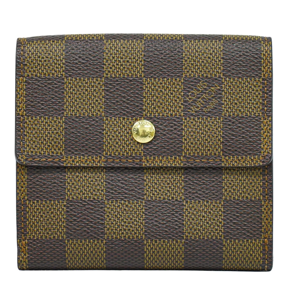 LOUIS VUITTON ポルトモネ ビエ カルト クレディ ダミエ エベヌ 折財布 N61652