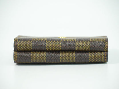 LOUIS VUITTON ポルトモネ ビエ カルト クレディ ダミエ エベヌ 折財布 N61652