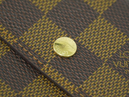 LOUIS VUITTON ポルトモネ ビエ カルト クレディ ダミエ エベヌ 折財布 N61652