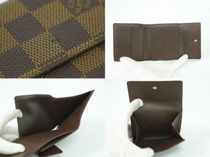 LOUIS VUITTON ポルトモネ ビエ カルト クレディ ダミエ エベヌ 折財布 N61652