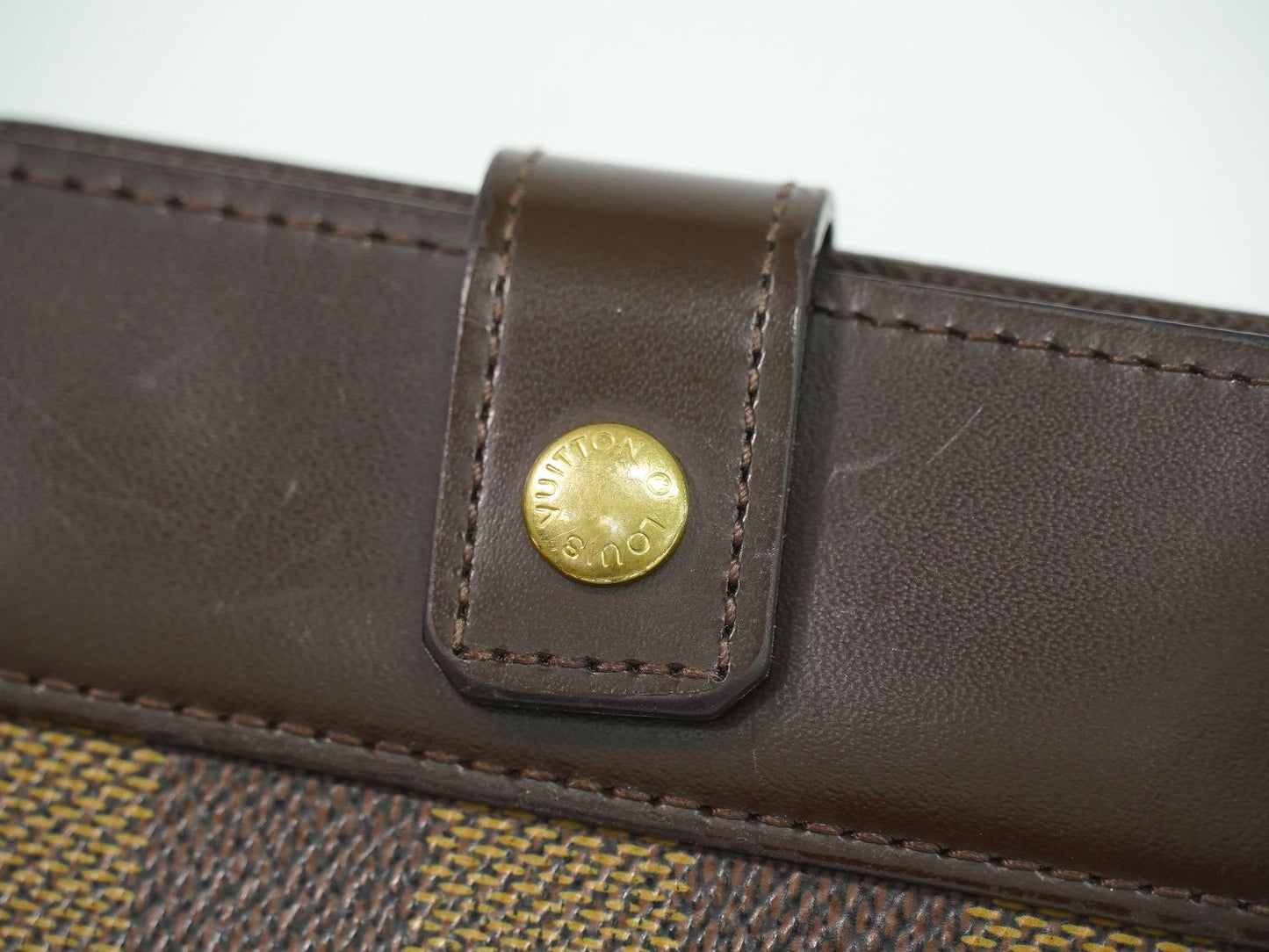 LOUIS VUITTON コンパクト ジップ ダミエ エベヌ 折財布 N61668