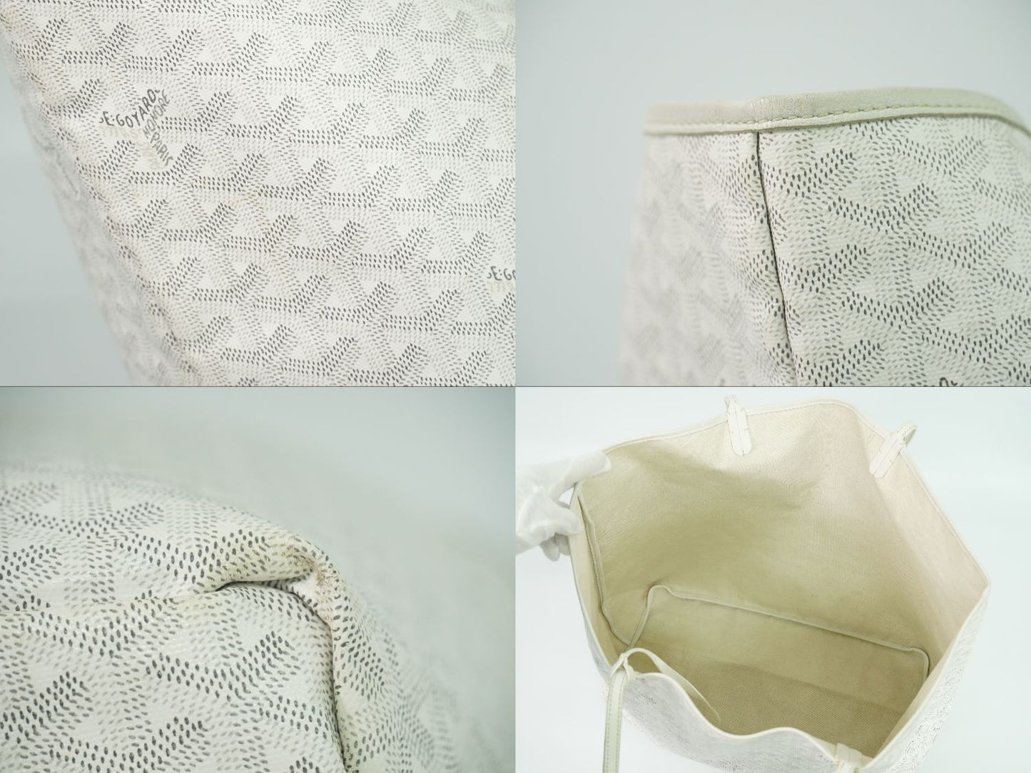 GOYARD サンルイ GM トートバッグ ホワイト