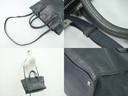 PRADA 2WAY ショルダーバッグ グレー BN2619