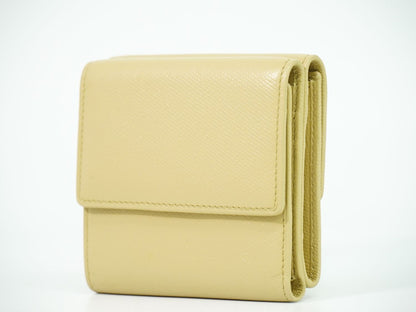 CHANEL ココマーク ココボタン 折財布 ベージュ