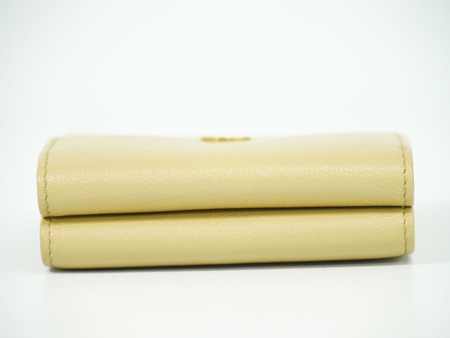 CHANEL ココマーク ココボタン 折財布 ベージュ