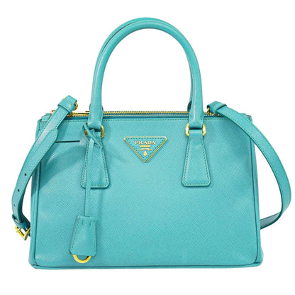 PRADA 2WAY ショルダーバッグ ターコイズブルー BN2316