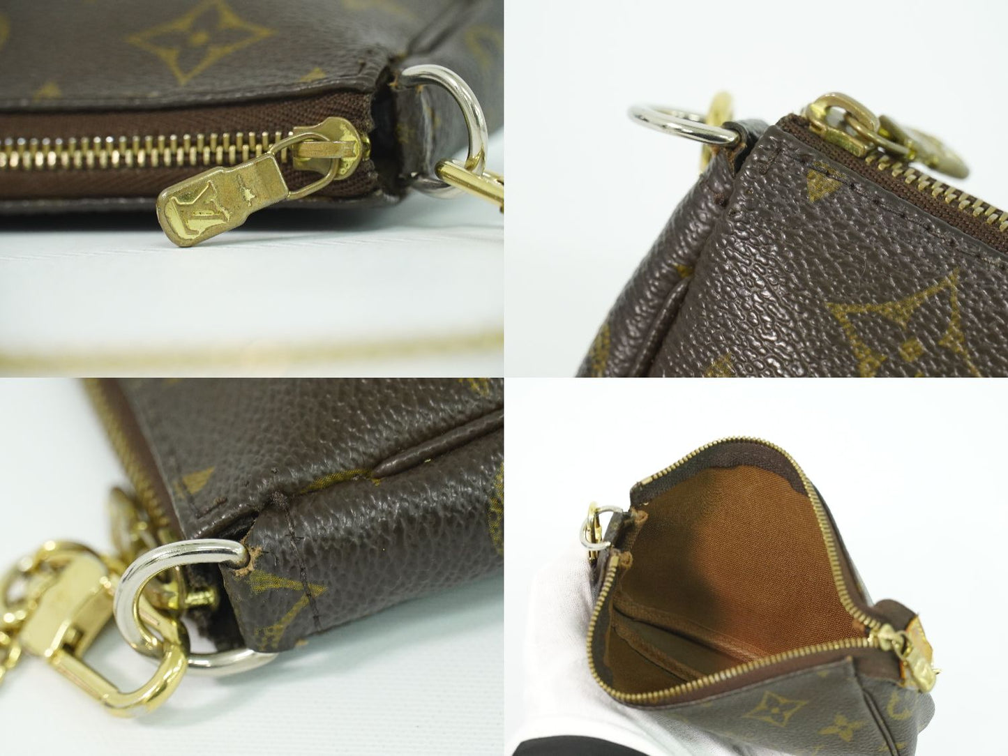 LOUIS VUITTON ミニポシェットアクセソワール モノグラム アクセサリーポーチ M58009