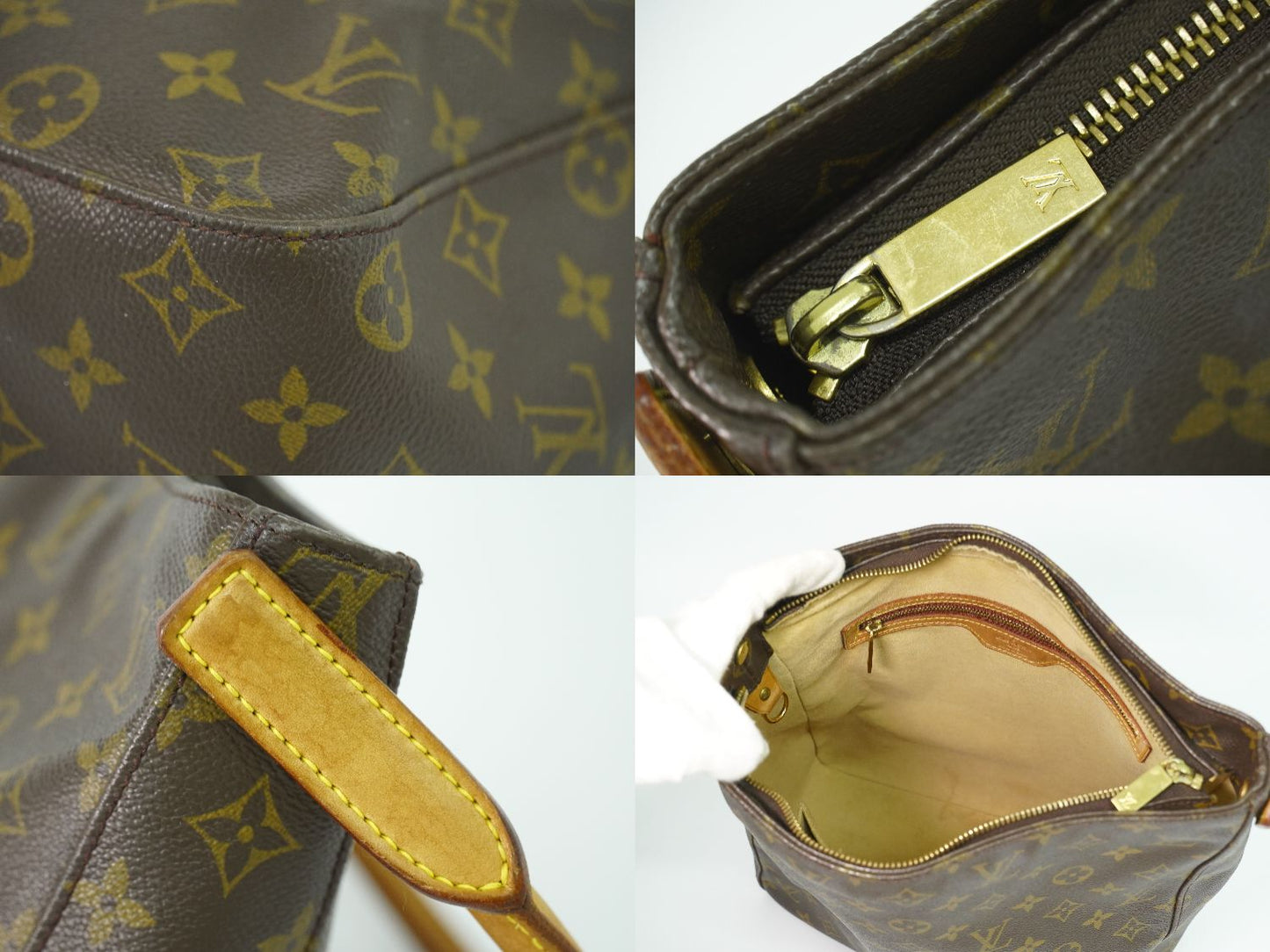 LOUIS VUITTON ルーピング GM モノグラム ショルダーバッグ M51145