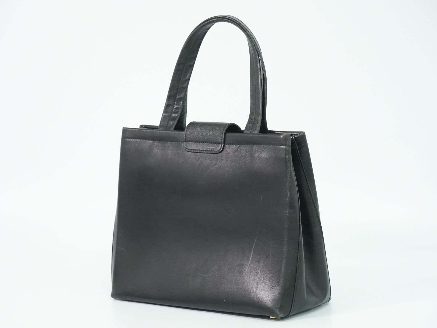 Salvatore Ferragamo ヴァラ ハンドバッグ ブラック – BRAND BOX by