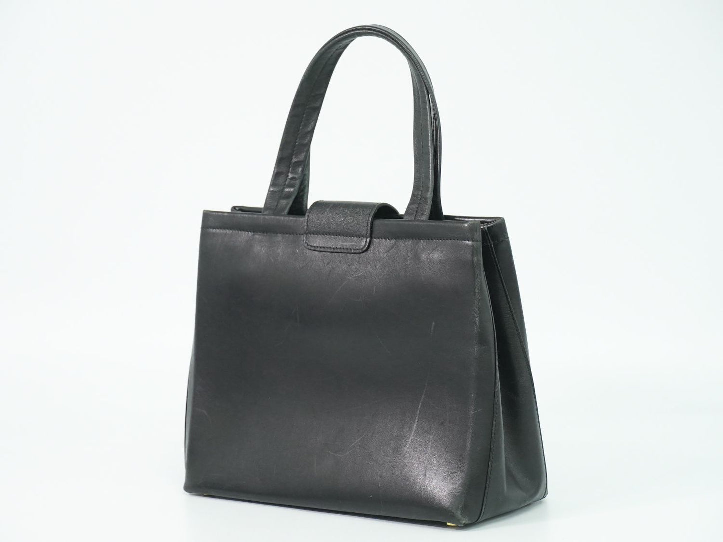 Salvatore Ferragamo ヴァラ ハンドバッグ ブラック