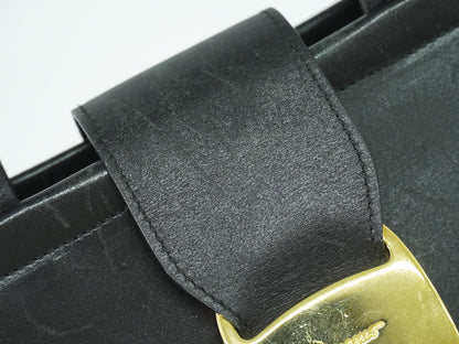 Salvatore Ferragamo ヴァラ ハンドバッグ ブラック