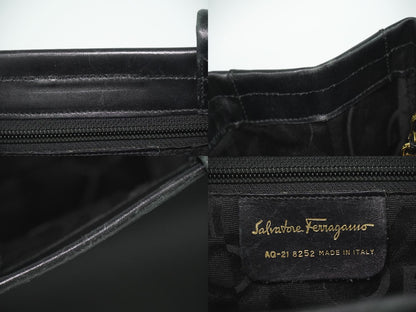 Salvatore Ferragamo ヴァラ ハンドバッグ ブラック