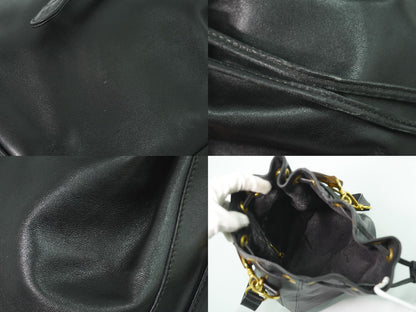 GUCCI バンブー 2WAY ショルダーバッグ ブラック