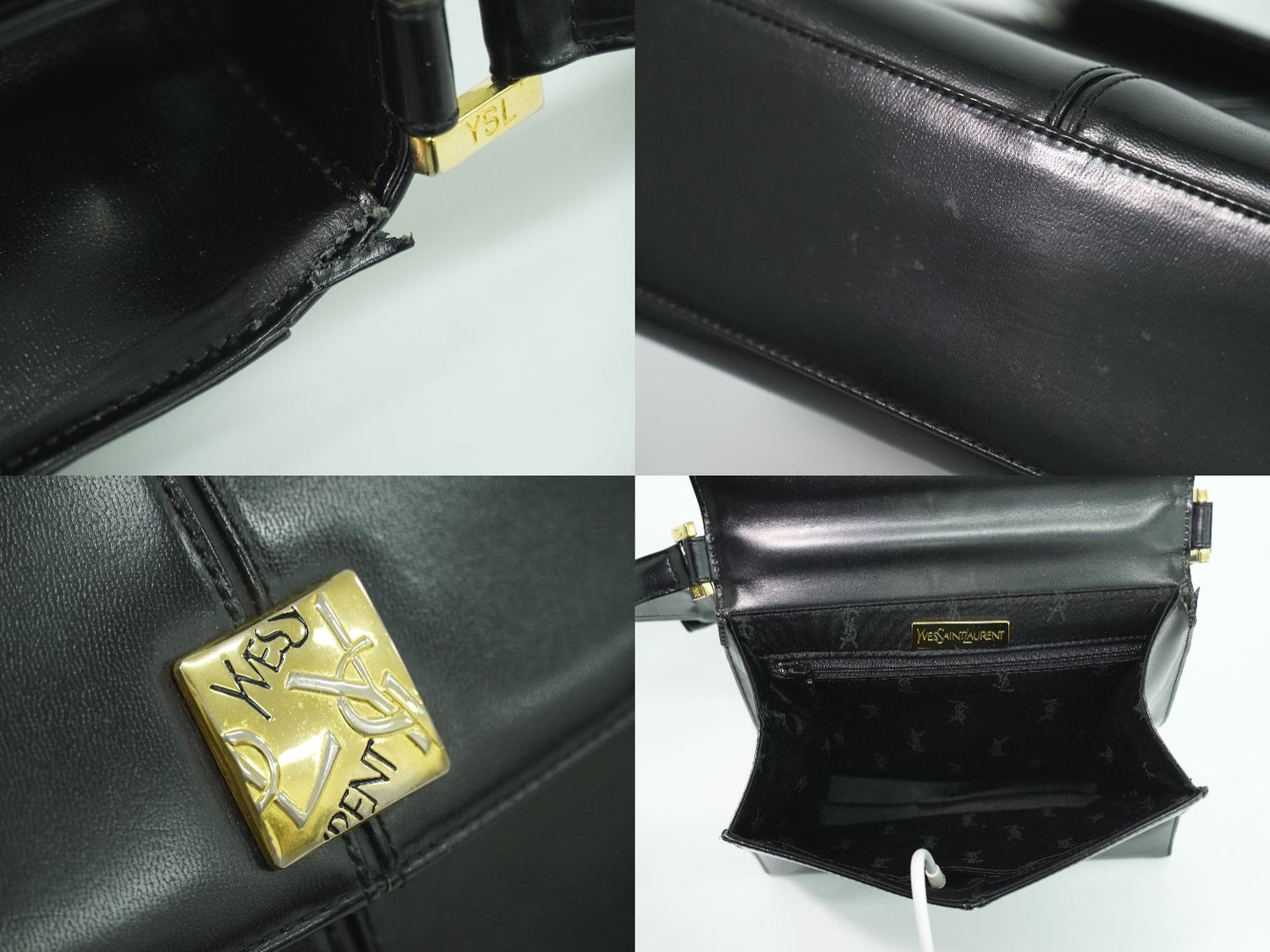 YVES SAINT LAURENT ショルダーバッグ ブラック