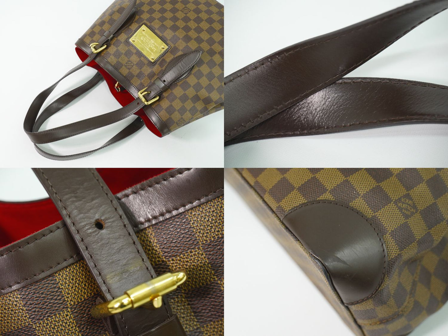 LOUIS VUITTON ハムステッド MM ダミエ エベヌ トートバッグ N51204