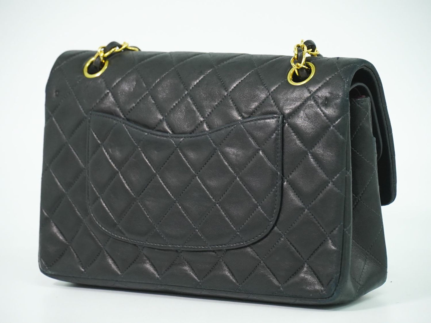 CHANEL ココマーク マトラッセ ショルダーバッグ ブラック