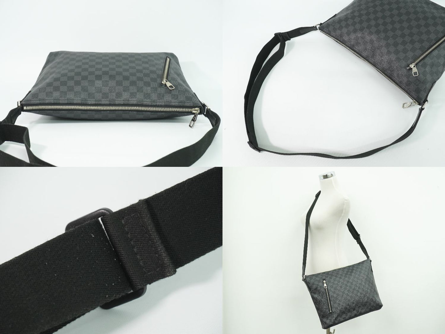 LOUIS VUITTON ミック MM ダミエ グラフィット ショルダーバッグ N41106