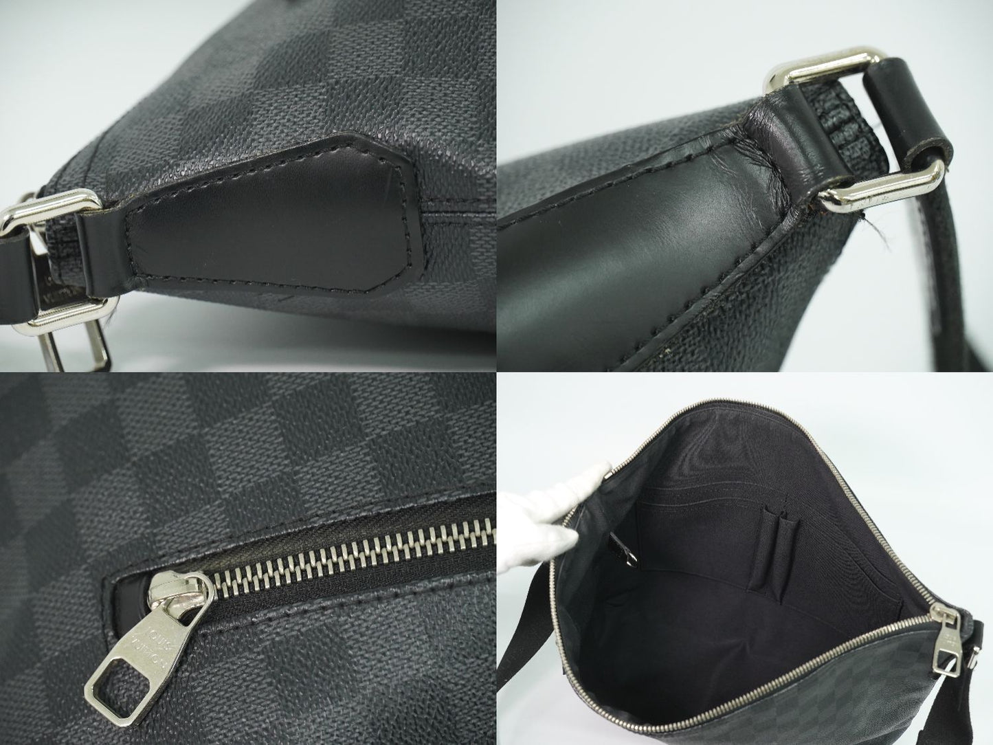 LOUIS VUITTON ミック MM ダミエ グラフィット ショルダーバッグ N41106