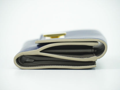 FENDI ピーカブー 折財布 ブルー 8M0359
