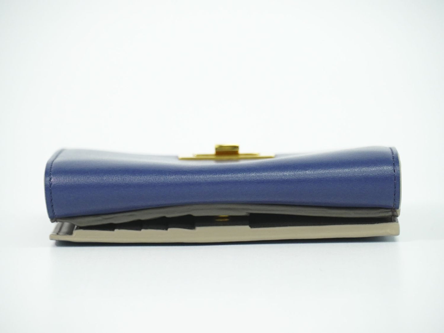 FENDI ピーカブー 折財布 ブルー 8M0359