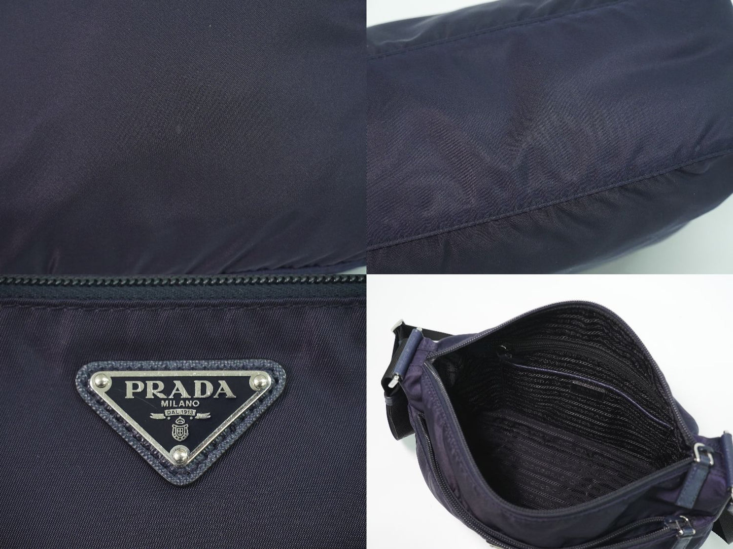 PRADA ショルダーバッグ ネイビー