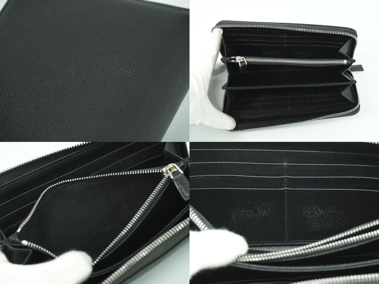 PRADA サフィアーノ 長財布 ブラック