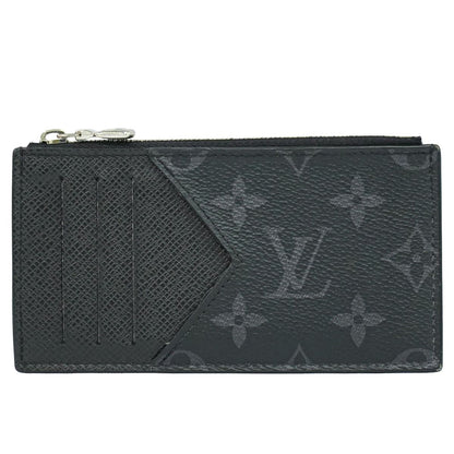 LOUIS VUITTON コインカード ホルダー モノグラム エクリプス タイガレザー ノワール M30271