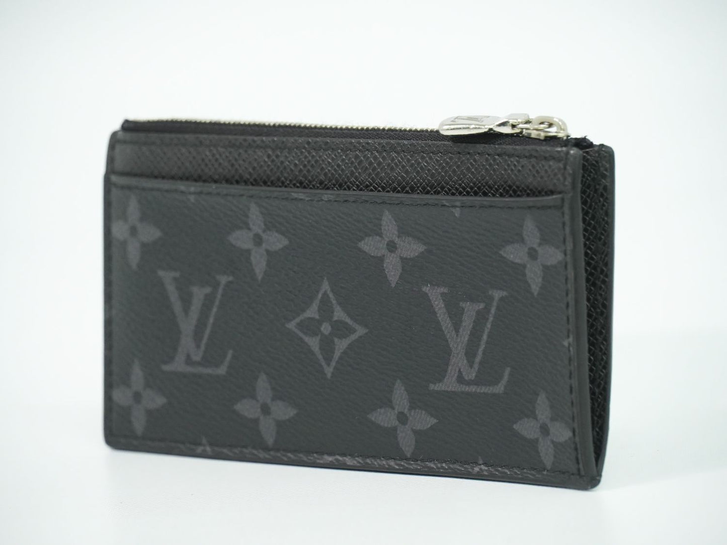 LOUIS VUITTON コインカード ホルダー モノグラム エクリプス タイガレザー ノワール M30271