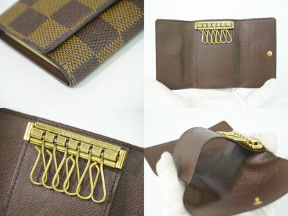 LOUIS VUITTON ミュルティクレ 6 ダミエ エベヌ キーケース 6連 N62630
