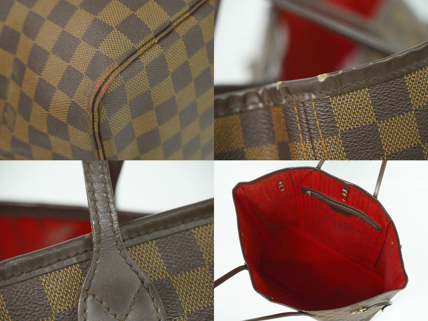 LOUIS VUITTON 旧型 ネヴァーフル GM ダミエ エベヌ トートバッグ N51106
