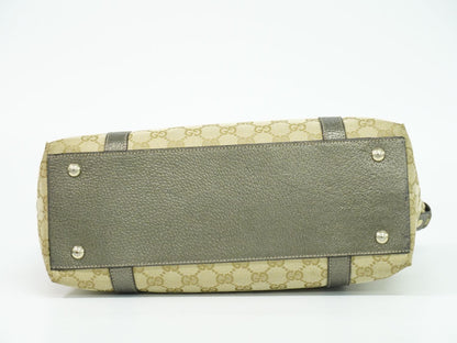 GUCCI アビー GGキャンバス トートバッグ ベージュ 141470