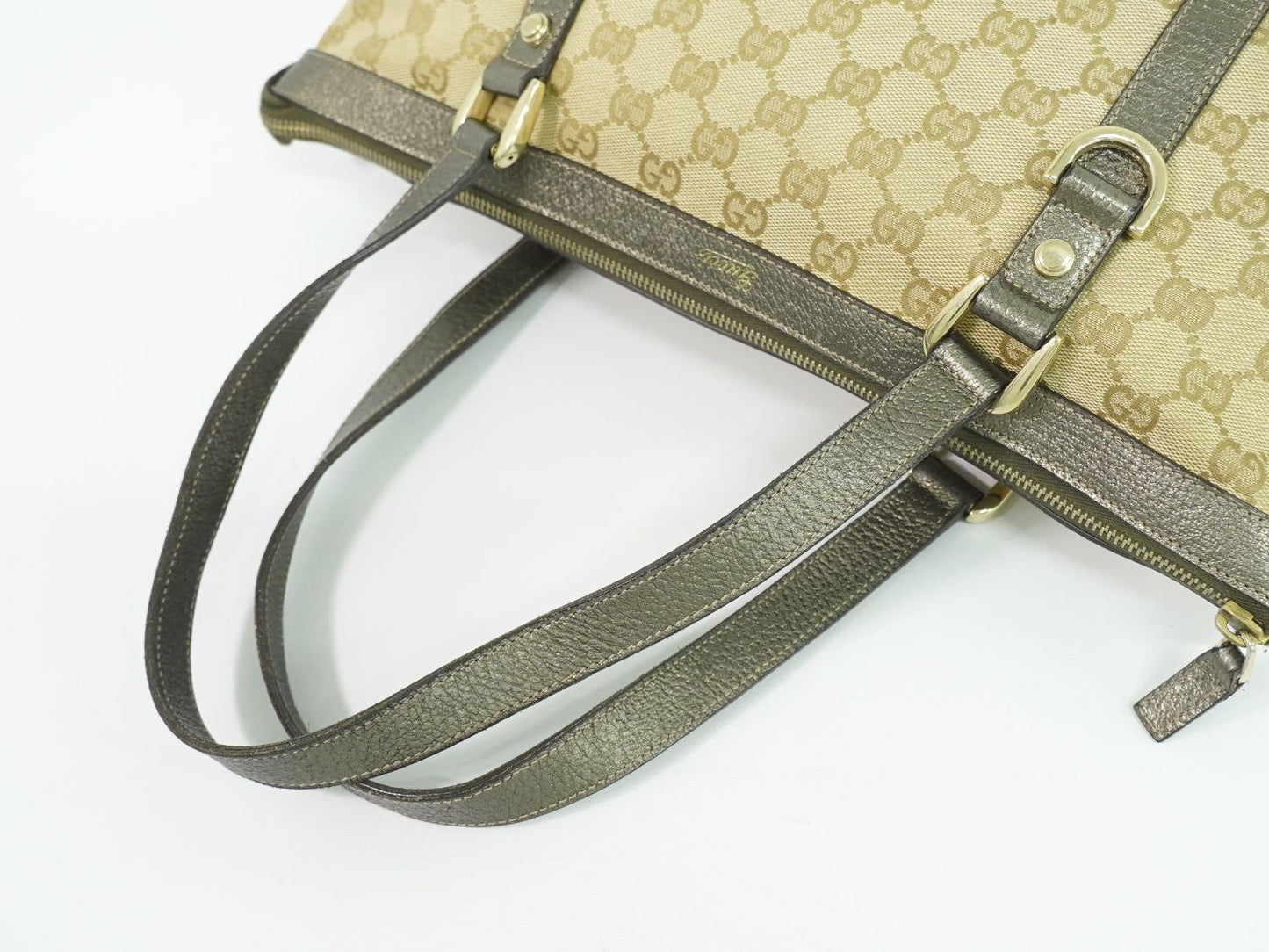 GUCCI アビー GGキャンバス トートバッグ ベージュ 141470