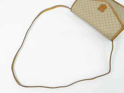 CELINE マカダム 2WAY ショルダーバッグ ベージュ