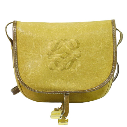 LOEWE アナグラム ショルダーバッグ キャメル