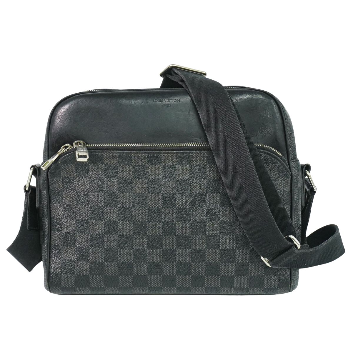 LOUIS VUITTON デイトン PM ダミエ グラフィット ショルダーバッグ N41408