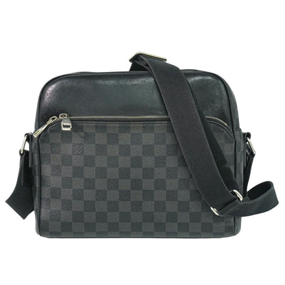 LOUIS VUITTON デイトン PM ダミエ グラフィット ショルダーバッグ N41408
